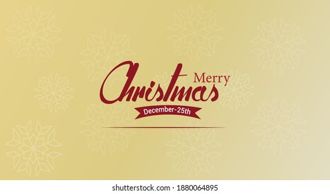 Christmas background in flat design Free Vector. Merry Christmas Background Design.