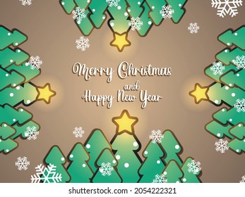 christmas background flat design template