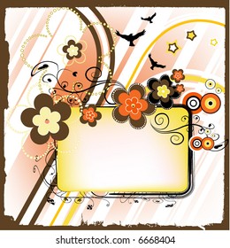 Christmas background frame for text