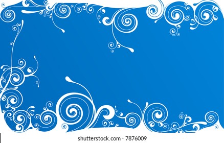 christmas background with a frosty pattern