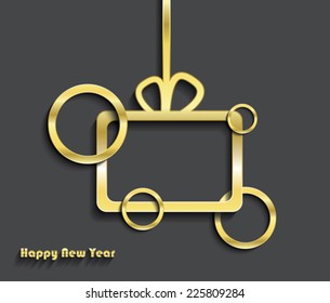 Christmas background with gift box