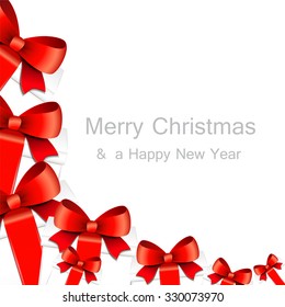 Christmas background with gift boxes