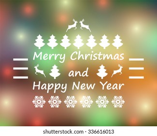 Christmas background with glitter