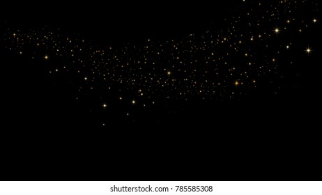 Christmas background with glitter and stardust