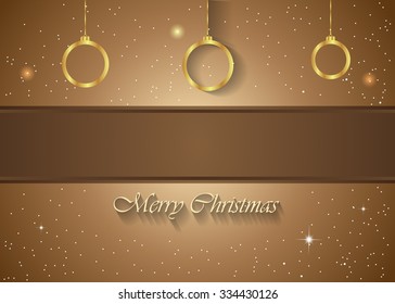 Christmas  background gold. 