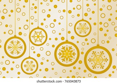 Christmas background gold