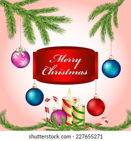 Christmas background. Good for postcards, flyers, calendars, commercials...