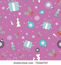 Christmas background is a great choice for packing paper