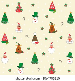 Christmas background, great choice for wrapping paper pattern