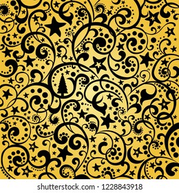 Christmas background. Great for New year party posters, cards, website headers. Vector illustration 