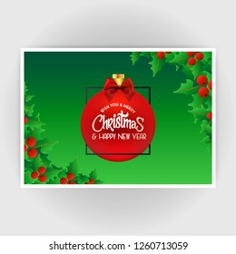 Christmas background green