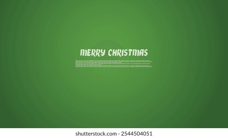 Christmas background. green gradient color background