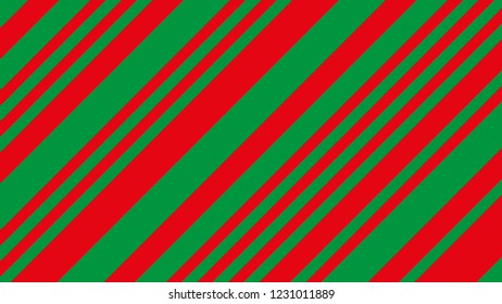 Christmas background green and red stripes
