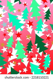 Christmas background in green and red tones, used in graphics.