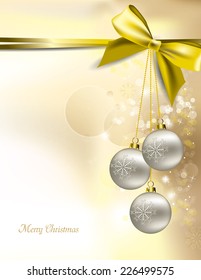 Christmas Background. Greeting Card.