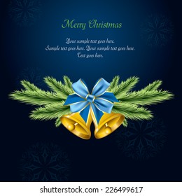 Christmas Background. Greeting Card.