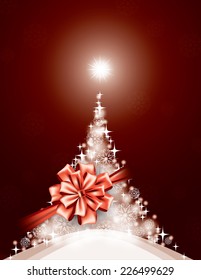 Christmas Background. Greeting Card.