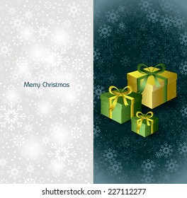 Christmas Background. Greeting Card.
