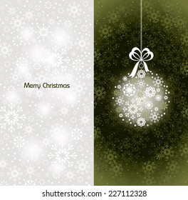 Christmas Background. Greeting Card.