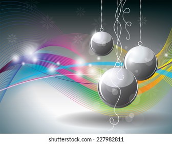 Christmas Background. Greeting Card.