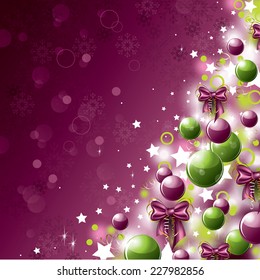 Christmas Background. Greeting Card.