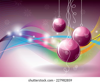 Christmas Background. Greeting Card.