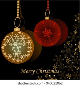 Christmas background. Greeting card.