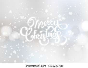 Christmas background greeting card. Vector color template with snow abstract illustration. Xmas holyday pattern ready for print