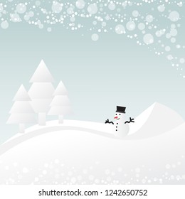 Christmas background. Greeting card. Vector illustration