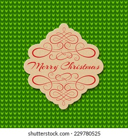Christmas background. Greeting Card. Vector illustration 