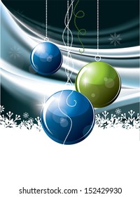 Christmas Background. Holiday Illustration.