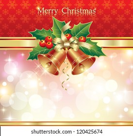 Christmas Background with holiday ring