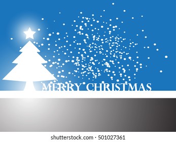 Christmas background with home and christmas trees. Vector illustrator design EPS10.