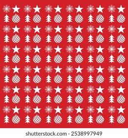 christmas background icon pattern vector