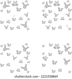Icono de fondo de Navidad, ilustración vectorial