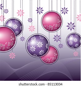 Christmas Background. Illustration.