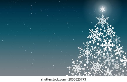 Christmas background illustration (abstract, vector)