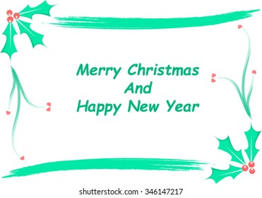 Christmas background for invitation card, presentation and etc. 