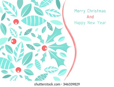 Christmas background for invitation card, presentation or etc.
