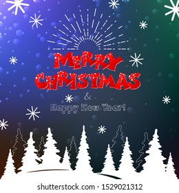 Christmas background for invitations and greetings.