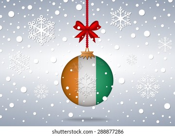 Christmas background Ivory Coast