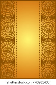 Christmas background with lace