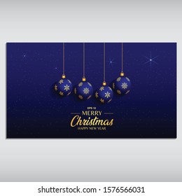 Christmas background for landing page, website page, website banner, flyer, and cover
