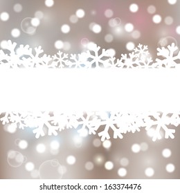 Christmas background with lights elements