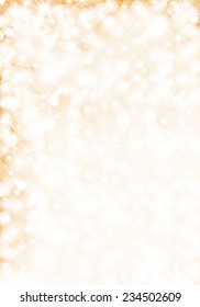 Christmas background with lights and snowflake
