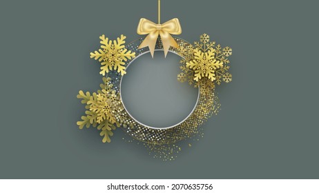 Christmas background with luxury object for design