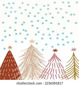 Christmas background made with different specific elements:snowflakes,globes and lights 