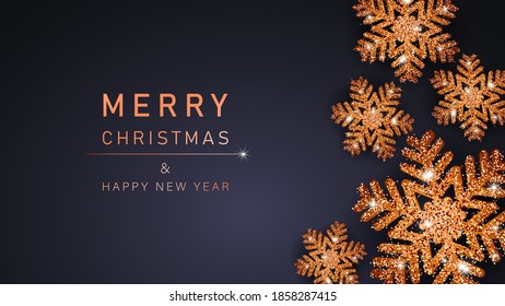 Christmas background. Merry Christmas card vector Illustration