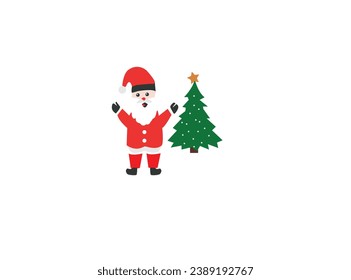 Christmas background. Merry Christmas card vector Illustration