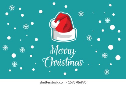 Christmas Background. Merry Christmas. Santa clause - Vector
